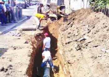 Coraasan concluyó trabajos de sustitución de tuberías de aguas residuales