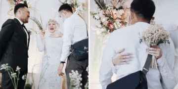 «Una última vez»: Pide permiso a su esposo durante la boda para abrazar a su exnovio