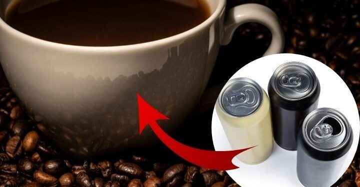 ¿Cuántas tazas de café equivalen a una bebida energética?