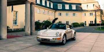 Subastan en París el Porsche 911 de Maradona: cuál es el precio estimado del lujoso convertible
