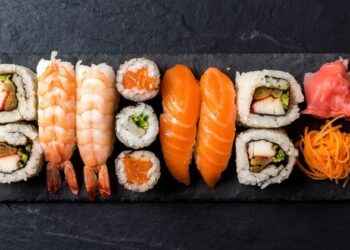 El sushi, fuente importante de proteínas