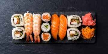 El sushi, fuente importante de proteínas