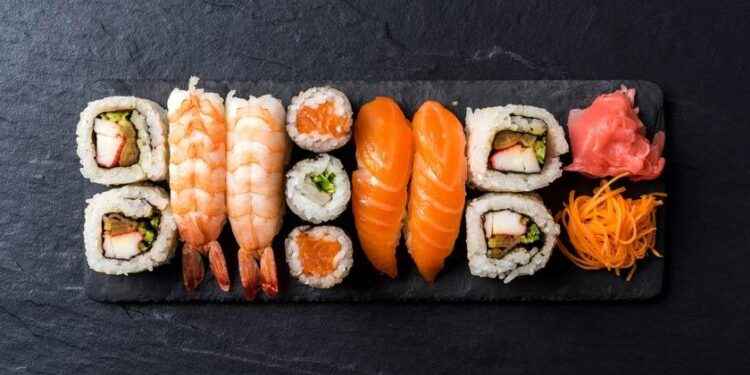 El sushi, fuente importante de proteínas