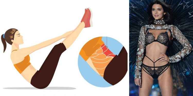 7 ejercicios (de 8 minutos) para un abdomen plano al estilo Kendall Jenner