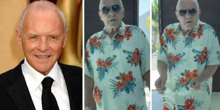 Anthony Hopkins estalla las redes bailando merengue