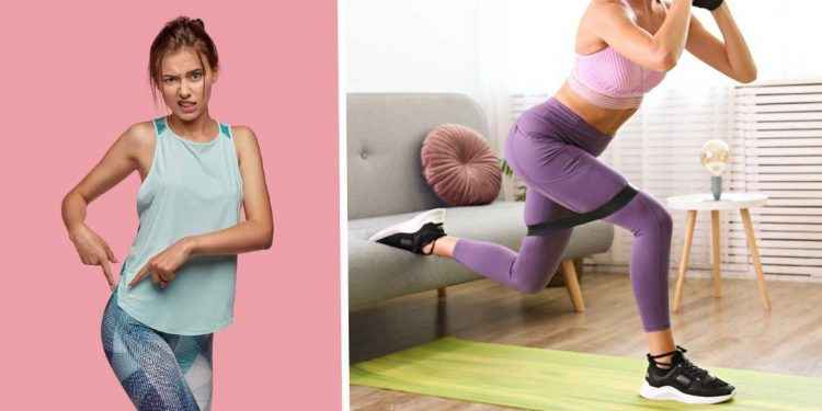 6 ejercicios para eliminar el gordito debajo de los glúteos