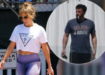 ¡Sin ocultarse! Aseguran JLo y Ben Affleck fueron vistos besándose en el gimnasio