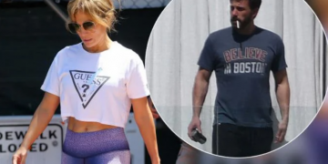 ¡Sin ocultarse! Aseguran JLo y Ben Affleck fueron vistos besándose en el gimnasio