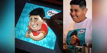Caricatura del niño Oxxo pone el talento de Luigi Cabrera ante los ojos de toda Latinoamérica