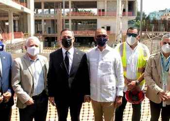 MOPC y Poder Judicial supervisan los trabajos de construcción del nuevo Palacio de Justicia de SDE 