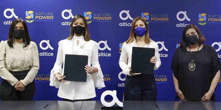 Fundación Altice realiza alianza tecnológica con la Fundación Nature Power Foundation