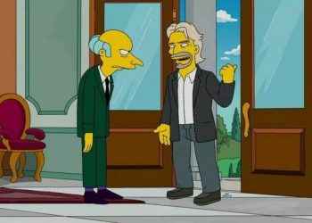 La última profecía de los Simpson: el vuelo espacial de Richard Branson