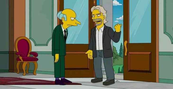 La última profecía de los Simpson: el vuelo espacial de Richard Branson