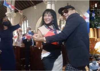 Dominicanos bailaron y corearon merengues de Johnny Ventura en iglesia episcopal del Alto Manhattan