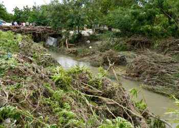 INDRHI responde a daños por tormenta Fred en Azua y toma acciones ante pronóstico de más lluvias por Grace