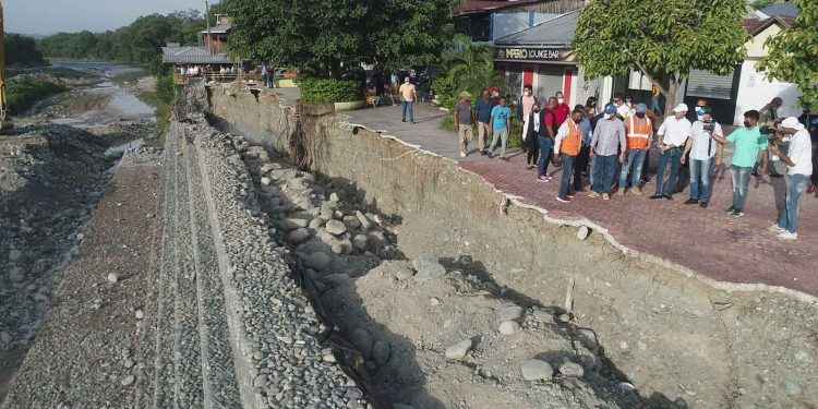 Obra que ejecuta el INDRHI en el río Yuna en Los Quemados de Bonao estará lista en tiempo récord