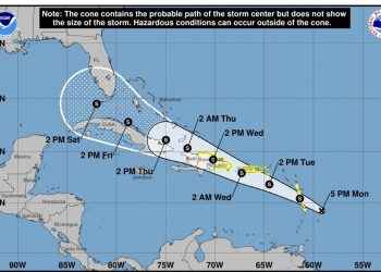 Doce provincias en alerta por posible tormenta tropical Fred