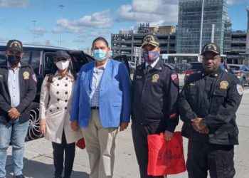 Alcalde Puñal llega a NY dónde recibirá donación de un camión de bomberos y otros equipos