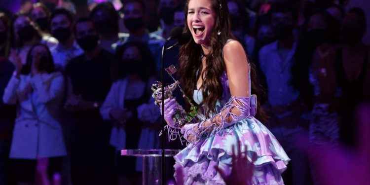 Olivia Rodrigo supera a Justin Bieber en los premios MTV VMA