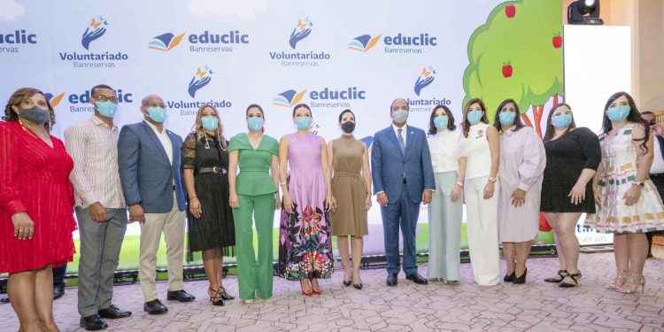 Voluntariado Banreservas presenta Educlic, una plataforma digital educativa