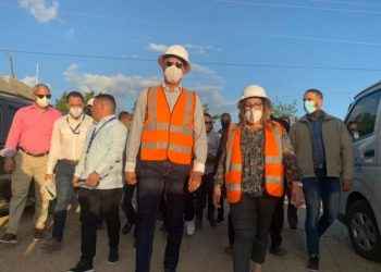 Con música reciben en San Miguel Santiago Oeste director de Edenorte, tras el inicio de extensión y adecuación de redes