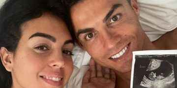 Cristiano Ronaldo y su pareja anuncian que esperan gemelos