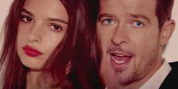 Emily Ratajkowski dijo que Robin Thicke la acosó sexualmente durante una grabación