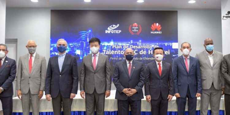 Infotep y Huawei suscriben acuerdos para plan nacional de desarrollo de talentos