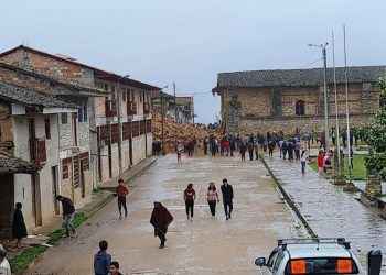 Se derrumba la torre de la histórica iglesia de La Jalca Grande tras un fuerte sismo en Perú