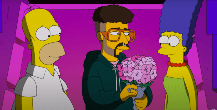 Bad Bunny entra en el universo de Los Simpson con un vídeo musical especial