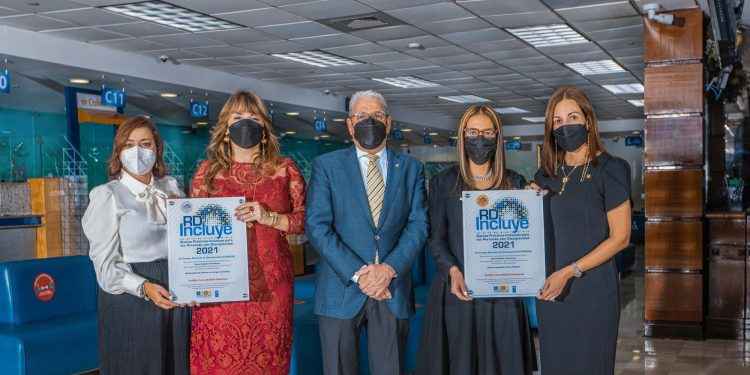 Banco Popular recibe sello “RD Incluye” por sus buenas prácticas inclusivas