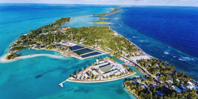 Kiribati, un país al borde de la desaparición, fue el primero en recibir el 2022