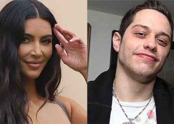 Kim Kardashian y Pete Davidson agarrados en su última cita en un cine