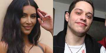 Kim Kardashian y Pete Davidson agarrados en su última cita en un cine