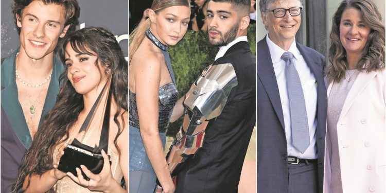 Los famosos que rompieron este 2021