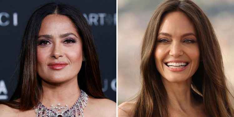 Salma Hayek reveló cómo inicio la amistad con Angelina Jolie en el rodaje de “Eternals”