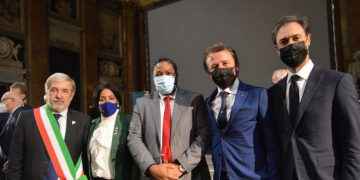 Se destaca participación del cónsul dominicano en Génova, Italia, en acto que honra a Cristóbal Colón