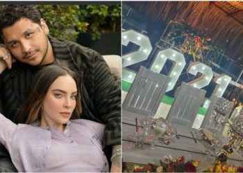 La lujosa celebración Año Nuevo de Belinda y Christian Nodal