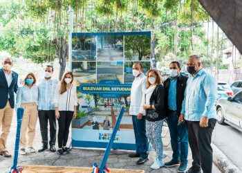 ADN y Banreservas remozarán Bulevar del Estudiante en la Zona Universitaria