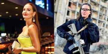 Modelo ucraniana reconoce que no es militar «soy jugadora de airsoft»