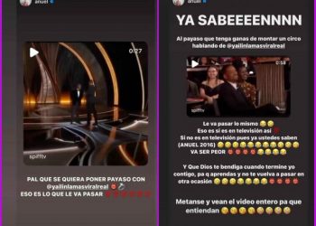 Anuel advierte hará lo mismo que Will Smith a quienes hablen mal de Yailin