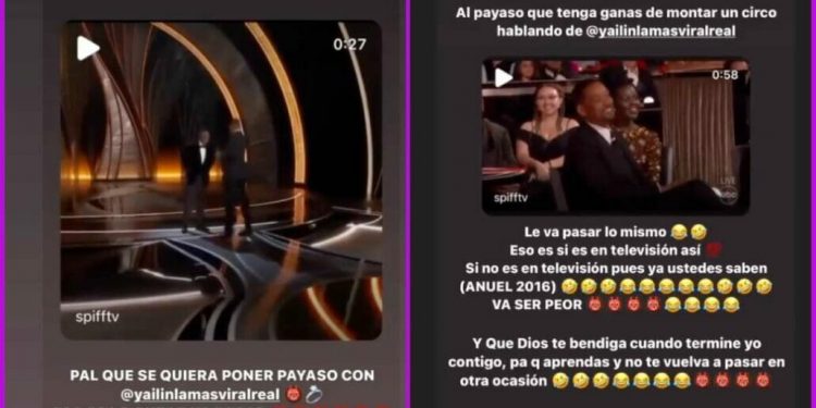Anuel advierte hará lo mismo que Will Smith a quienes hablen mal de Yailin