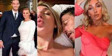 Escándalo en Inglaterra: un jugador de la Premier League fue fotografiado con otra mujer en la cama a días de su boda