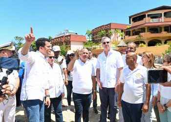 Presidente Abinader deja inicia remozamiento de playa Sosúa con una inversión de más de 600 millones de pesos
