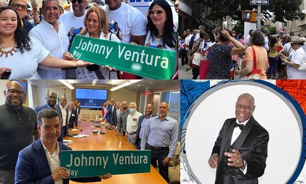 Designan esquina Alto Manhattan con nombre Johnny Ventura