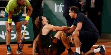 Nadal jugará la 14ª final de Roland Garros de su carrera: Alexander Zverev debió abandonar la semifinal por lesión