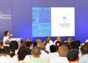 Gloria Reyes presenta logros y proyectos del Gobierno en el municipio de  Santo Domingo Oeste