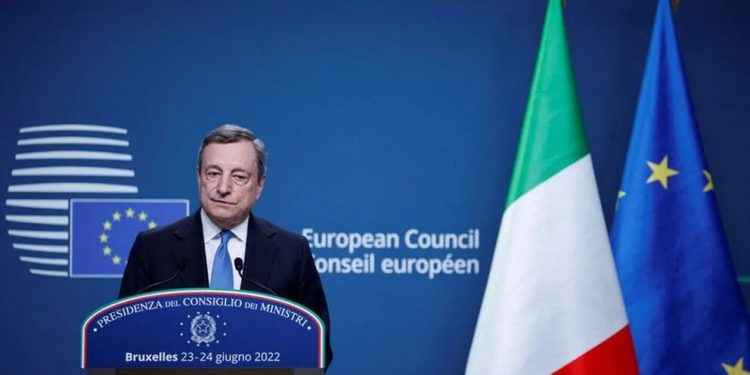 Mario Draghi renunció como primer ministro de Italia