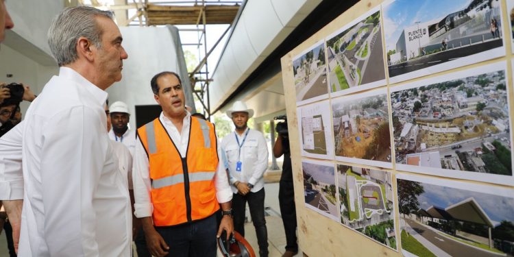 Abinader supervisa estación Los Americanos en segunda línea teleférico; obra avanza en un 85% e impactará 400 mil habitantes