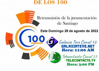 Acto juramentación Grupo de los 100 se difunde por TV este domingo 28